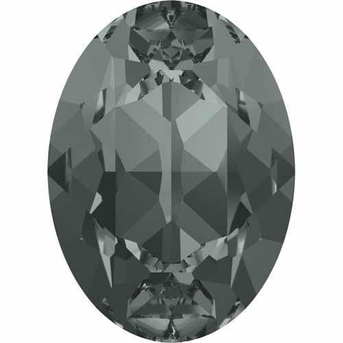 4120 Swarovski Oval Fancy Stones, Black Diamond (215)