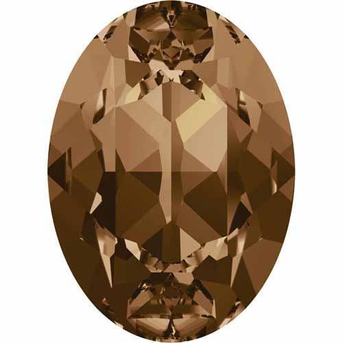 4120 Swarovski Oval Fancy Stones, Light Smoked Topaz (221)