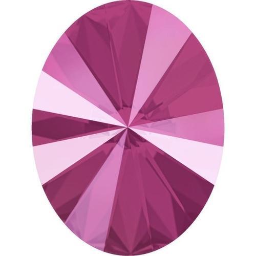 4122 Swarovski Rivoli Oval Fancy Stones, Crystal Peony Pink Unfoiled (001 L113S)