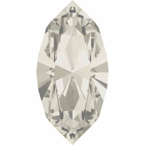 4228 Swarovski Xilion Navette Fancy Stones, Crystal Silver Shade (001 SSHA)