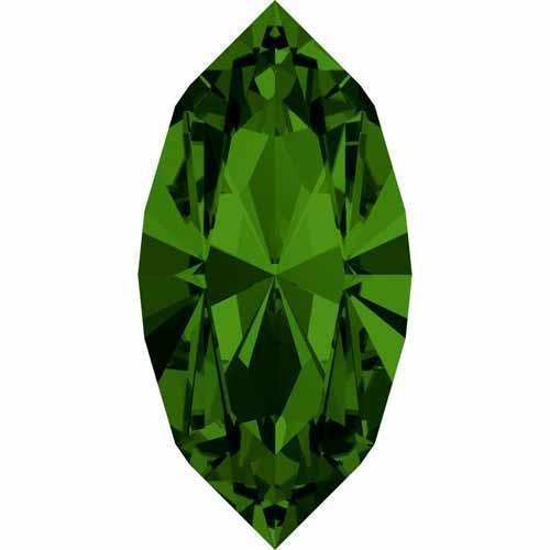 4228 Swarovski Xilion Navette Fancy Stones, Emerald (205)