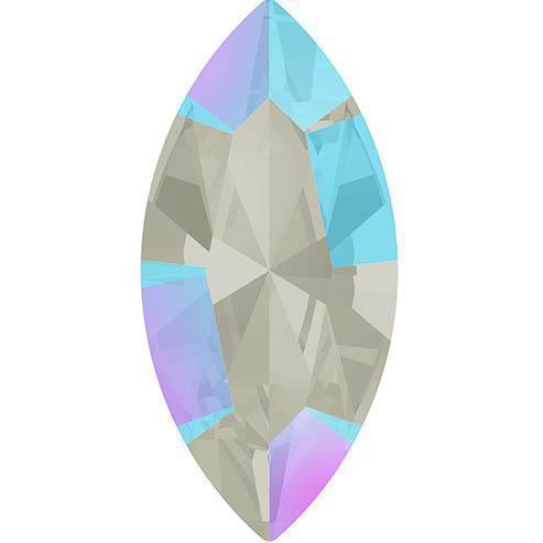 4228 Swarovski Xilion Navette Fancy Stones, Light Sapphire Shimmer (211 SHIM)