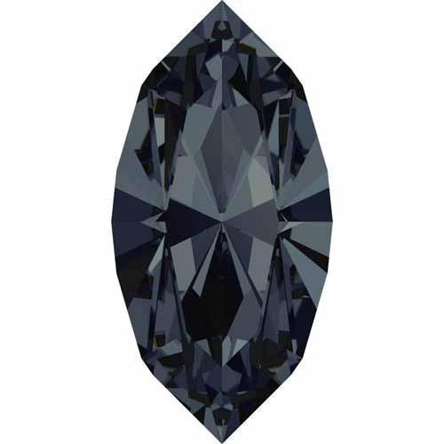 4228 Swarovski Xilion Navette Fancy Stones, Graphite (253)