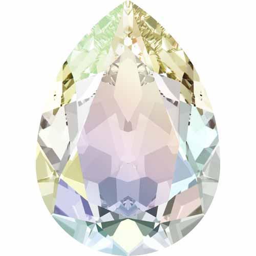 4320 Swarovski Pear Fancy Stones, Crystal AB (001 AB)