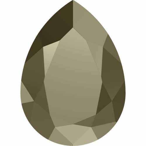 4320 Swarovski Pear Fancy Stones, Crystal Metallic Light Gold (001 MLGLD)