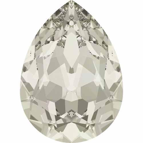 4320 Swarovski Pear Fancy Stones, Crystal Silver Shade (001 SSHA)