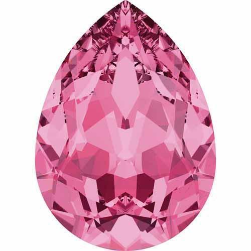 4320 Swarovski Pear Fancy Stones, Rose (209)