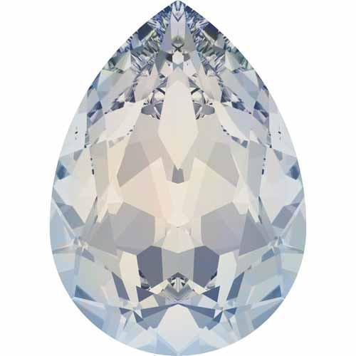 4320 Swarovski Pear Fancy Stones, White Opal (234)