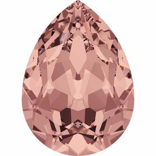 4320 Swarovski Pear Fancy Stones, Blush Rose (257)