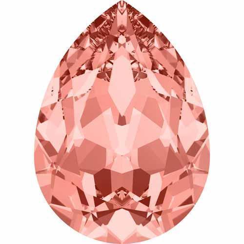 4320 Swarovski Pear Fancy Stones, Rose Peach (262)