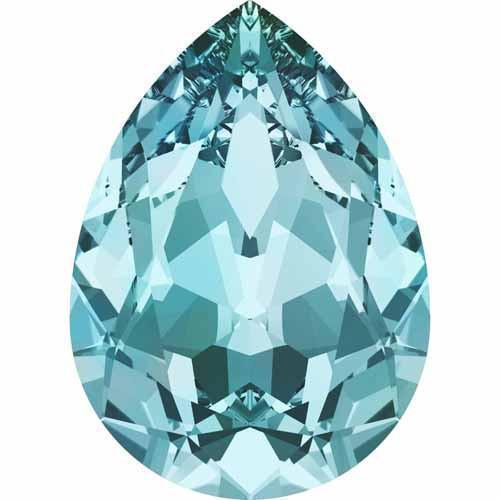 4320 Swarovski Pear Fancy Stones, Light Turquoise (263)