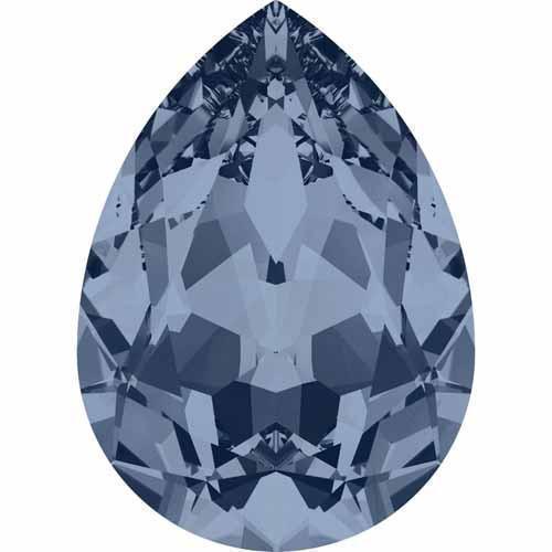 4320 Swarovski Pear Fancy Stones, Denim Blue (266)