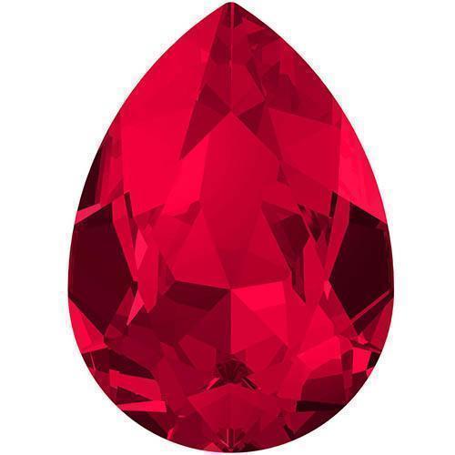 4320 Swarovski Pear Fancy Stones, Scarlet (276)