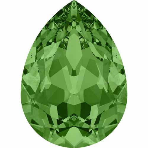 4320 Swarovski Pear Fancy Stones, Fern Green (291)
