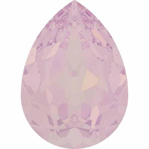 4320 Swarovski Pear Fancy Stones, Rose Water Opal (395)