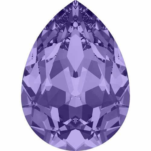 4320 Swarovski Pear Fancy Stones, Tanzanite (539)