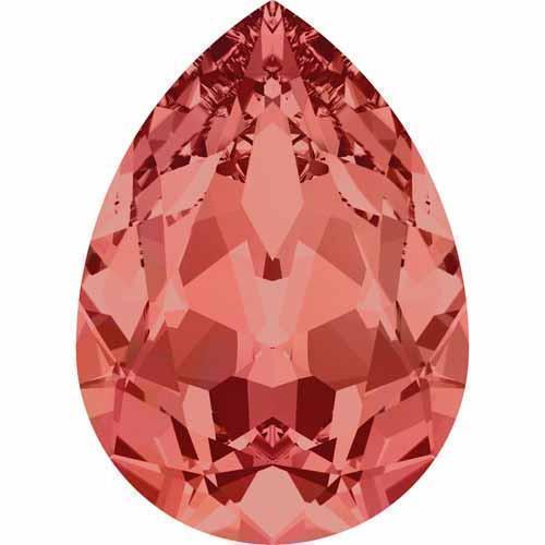 4320 Swarovski Pear Fancy Stones, Padparadscha (542)