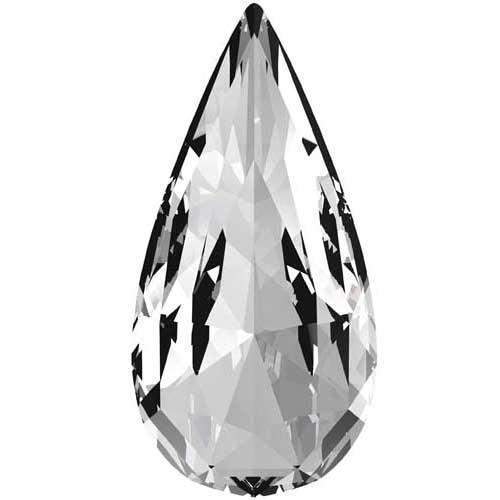 4322 Swarovski Teardrop Fancy Stones, Crystal (001)
