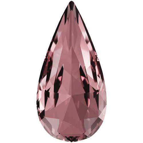 4322 Swarovski Teardrop Fancy Stones, Crystal Antique Pink (001 ANTP)