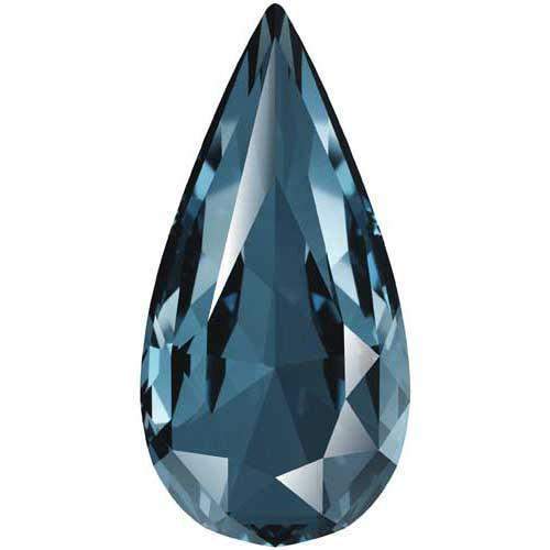 4322 Swarovski Teardrop Fancy Stones, Denim Blue (266)