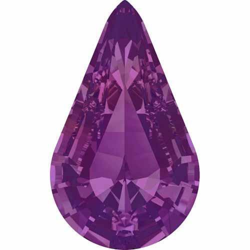 4328 Swarovski Xilion Pear Fancy Stones, Amethyst (204)