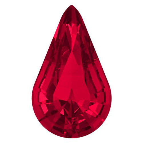 4328 Swarovski Xilion Pear Fancy Stones, Scarlet (276)