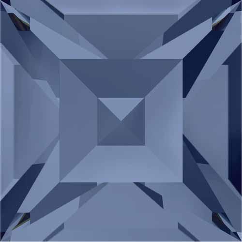 4428 Swarovski Xilion Square Stones, Denim Blue (266)