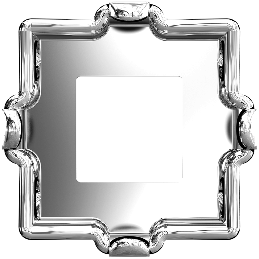 4428/S Swarovski Setting for XILION Square Fancy Stones