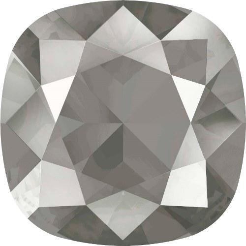 4470 Swarovski Cushion Fancy Stones, Crystal Dark Grey Unfoiled (001 L111S)