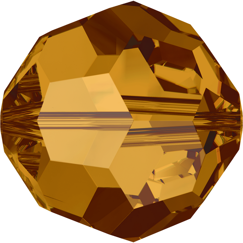 5000 Swarovski Round Beads, Crystal Copper (001 COP)