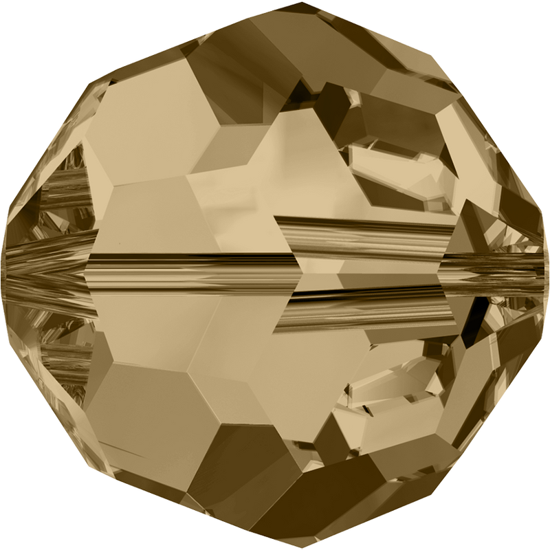 5000 Swarovski Round Beads, Crystal Golden Shadow (001 GSHA)
