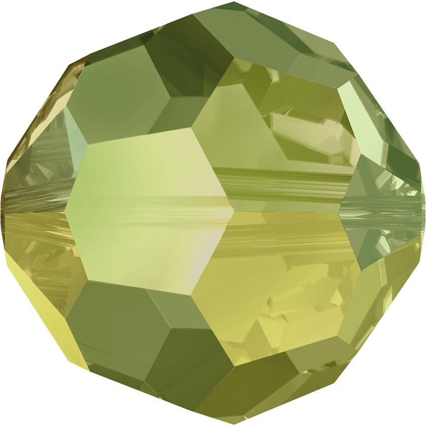 5000 Swarovski Round Beads, Crystal Iridescent Green FC (001 IGFC)