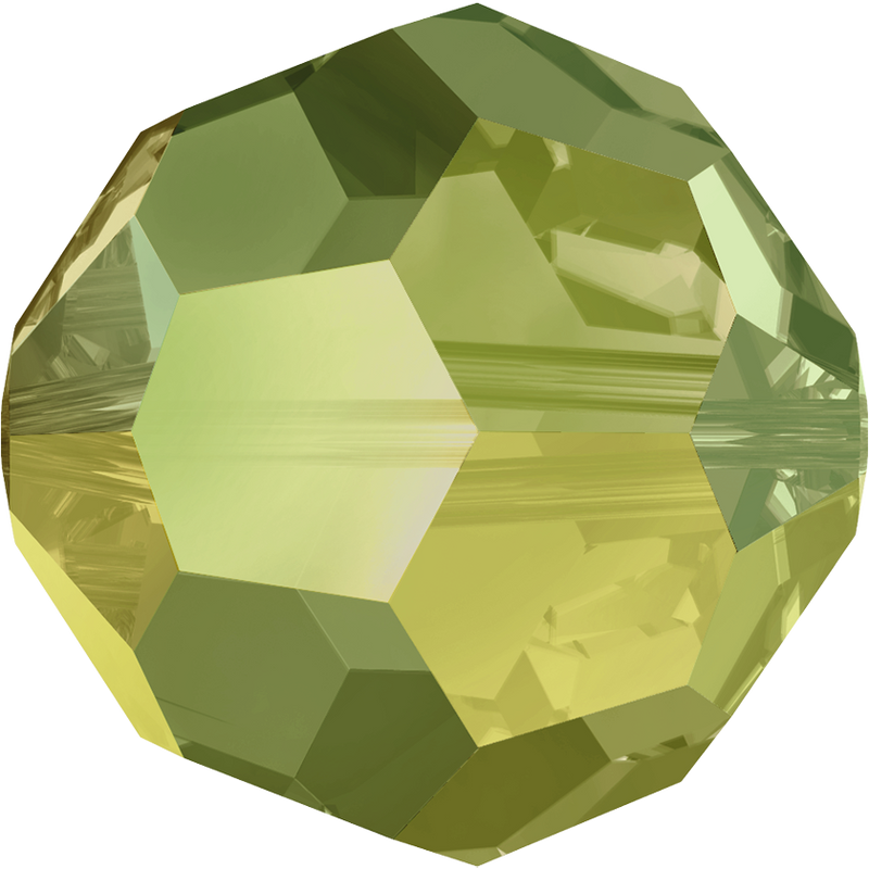 5000 Swarovski Round Beads, Crystal Iridescent Green FC (001 IGFC)