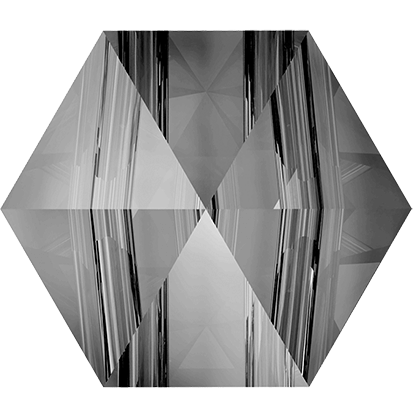 5060 Swarovski Beads, Hexagonal Spike