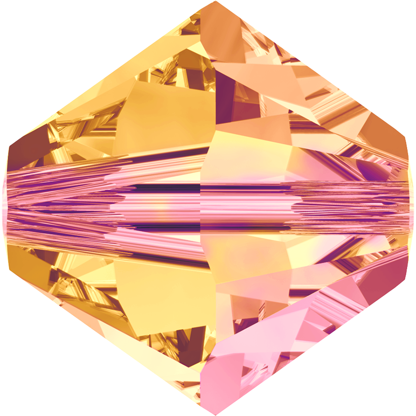 5328 Swarovski Bicone Beads, Crystal Astral Pink (001 API)