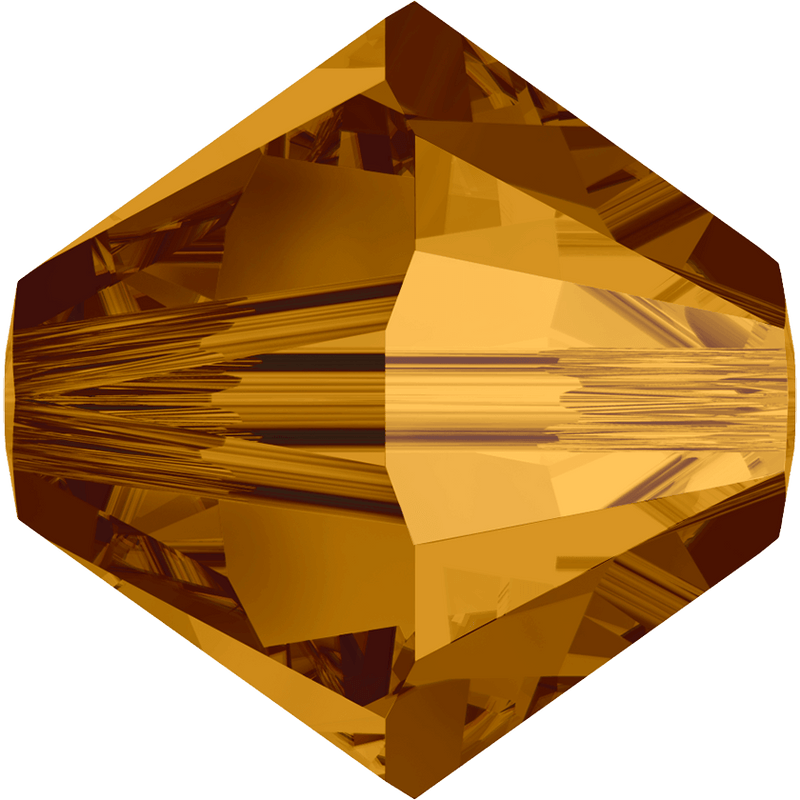 5328 Swarovski Bicone Beads, Crystal Copper (001 COP)