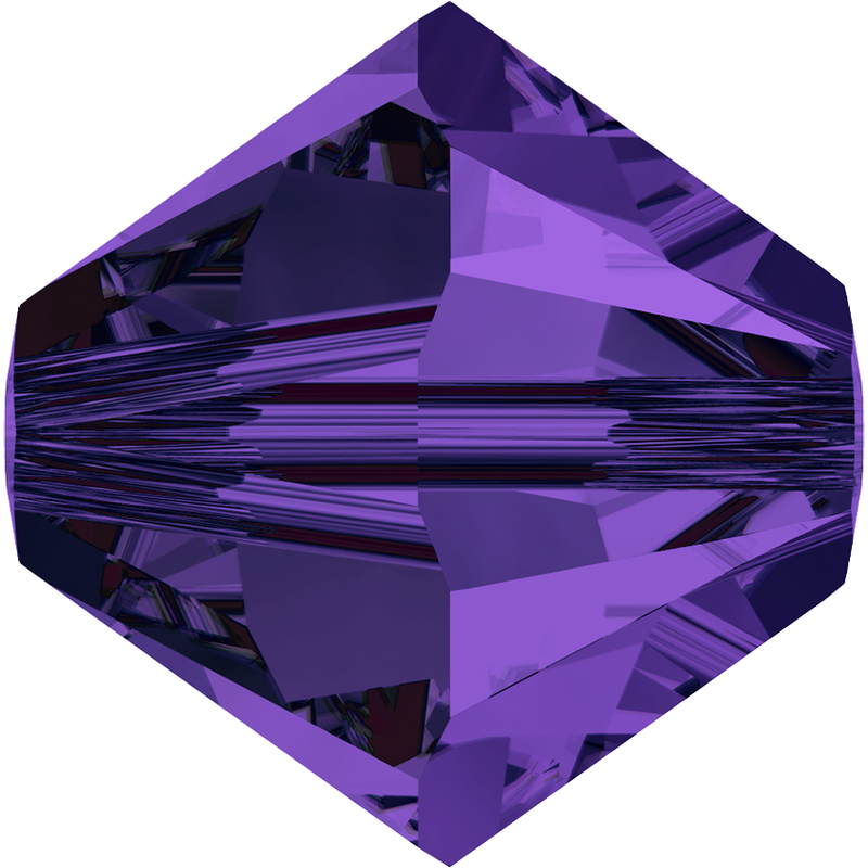 5328 Swarovski Bicone Beads, Purple Velvet (277)