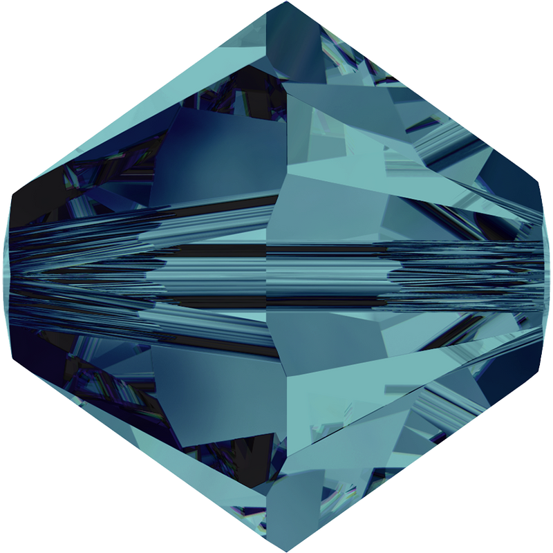 5328 Swarovski Bicone Beads, Indicolite (379)