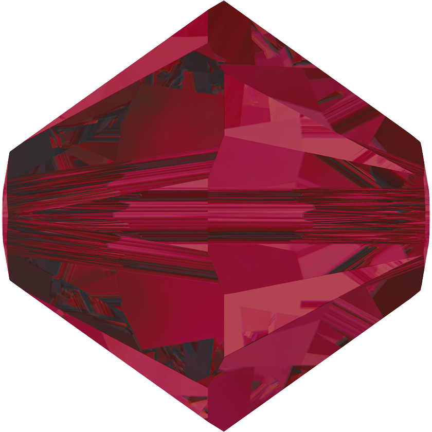 5328 Swarovski Bicone Beads, Ruby (501)