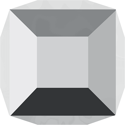 5601 Swarovski Cube Beads, Crystal Light Chrome B (001 LTCHB)