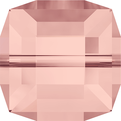 5601 Swarovski Cube Beads, Blush Rose (257)