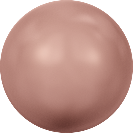 5810 Round Pearls, Crystal Rose Peach Pearl (001 674)