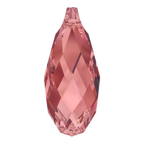 6010 Swarovski Briolette Pendants, Padparadscha (542)