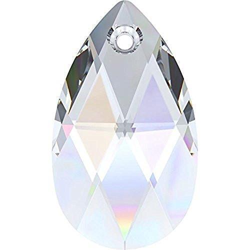 6106 Swarovski Pear-shaped Pendants, Crystal AB (001 AB)