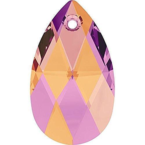6106 Swarovski Pear-shaped Pendants, Crystal Astral Pink (001 API)