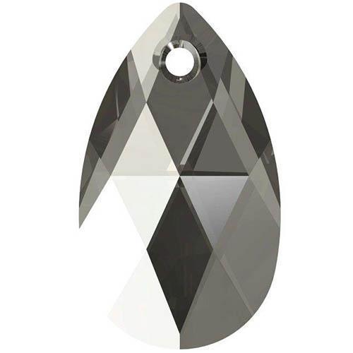 6106 Swarovski Pear-shaped Pendants, Black Diamond (215)