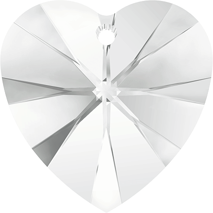 6228 Swarovski XILION Heart Pendants, Crystal (001)