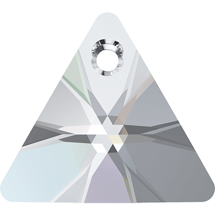6628 Swarovski XILION Triangle Pendants