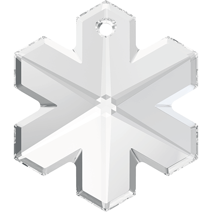 6704 Swarovski Snowflake Pendants