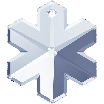 6704 Swarovski Snowflake Pendants